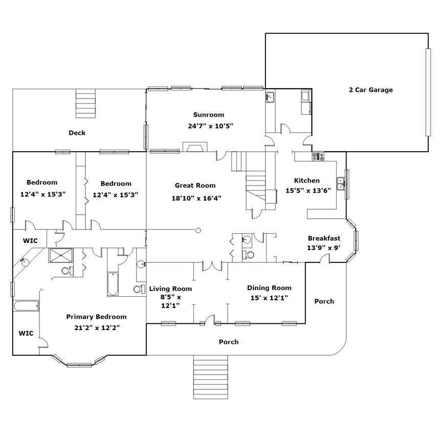 345 Pond View Ln , Lexington SC 29072 - Interactive FLoor Plan