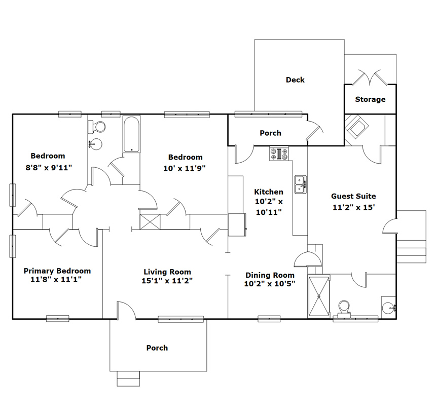1510 Northland Dr , Cayce SC 29033 - Interactive FLoor Plan